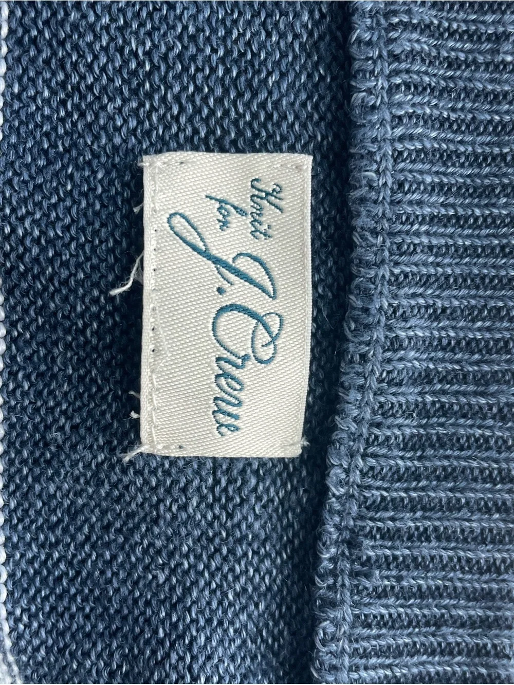J. Crew Men’s Navy and White Striped Short Sleeved Linen Sweater NWOT